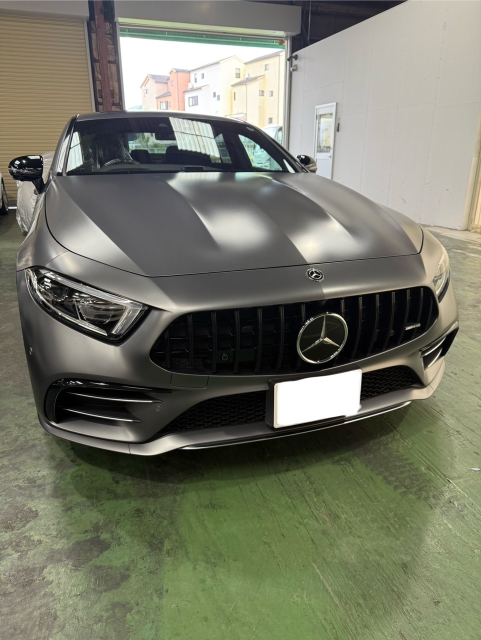 ベンツ　CLS53AMG　ナノメタルコーティング施工